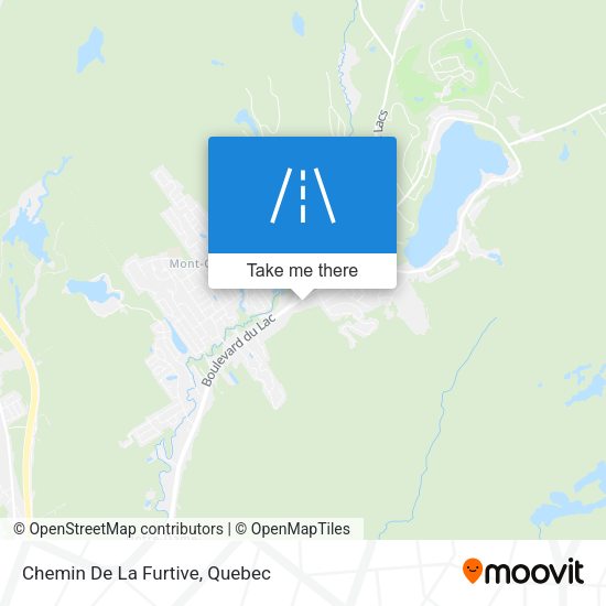 Chemin De La Furtive map