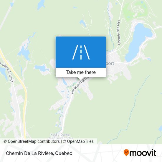 Chemin De La Rivière map