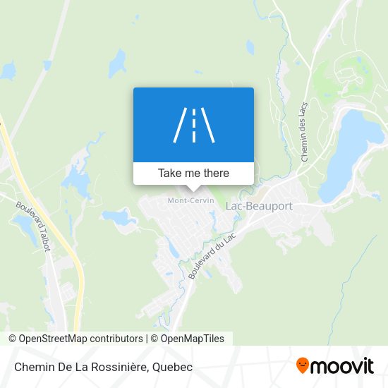 Chemin De La Rossinière map