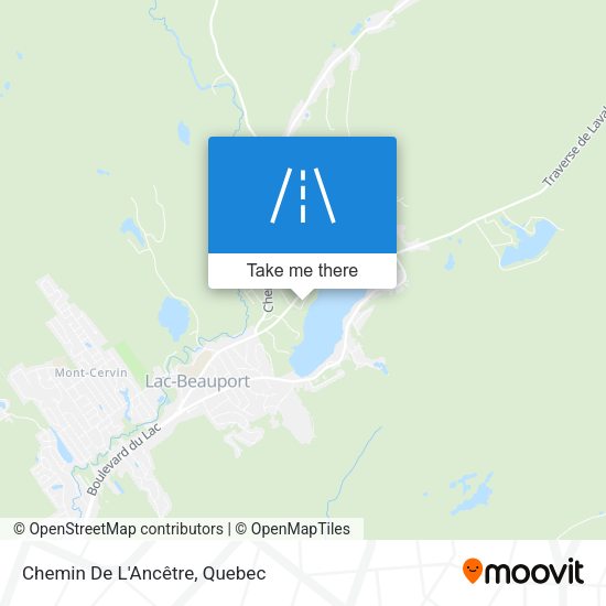 Chemin De L'Ancêtre map