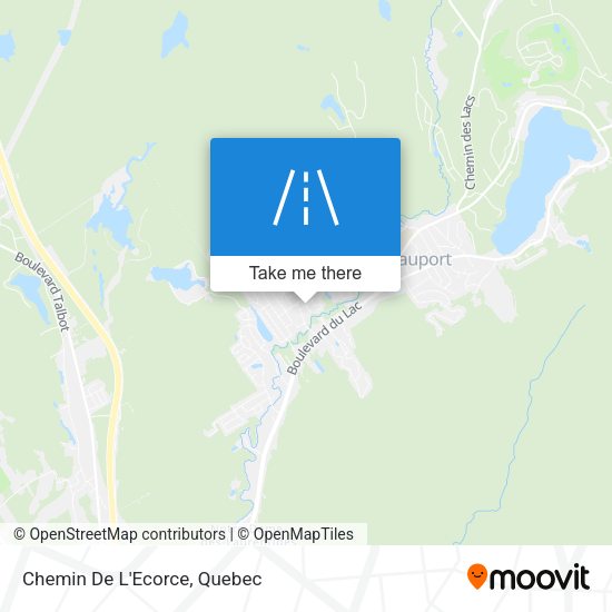Chemin De L'Ecorce map