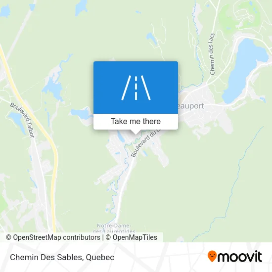 Chemin Des Sables map