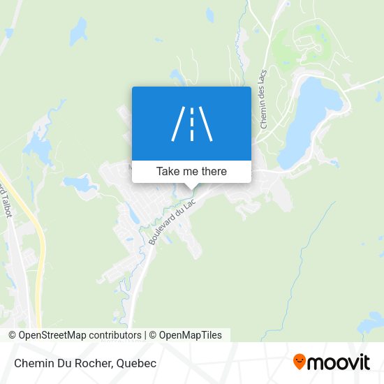 Chemin Du Rocher map