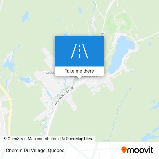 Chemin Du Village map