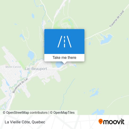 La Vieille Côte map