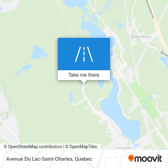 Avenue Du Lac-Saint-Charles map