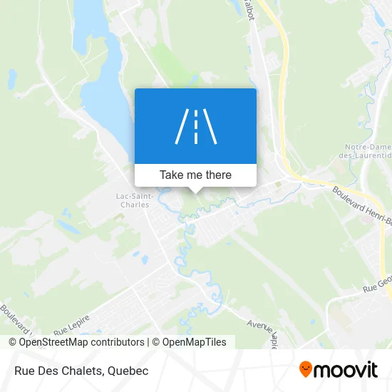 Rue Des Chalets map