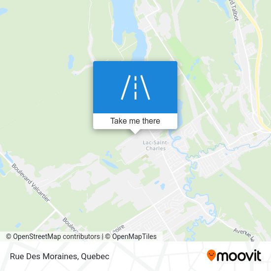 Rue Des Moraines map