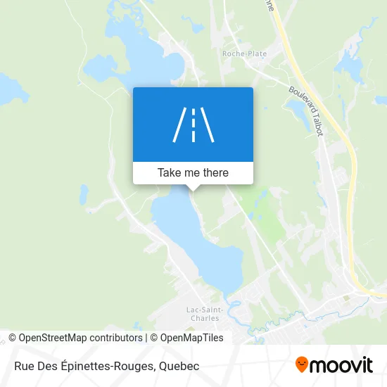 Rue Des Épinettes-Rouges map