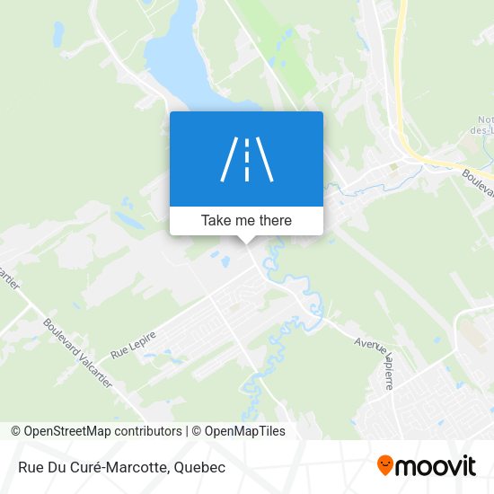 Rue Du Curé-Marcotte map