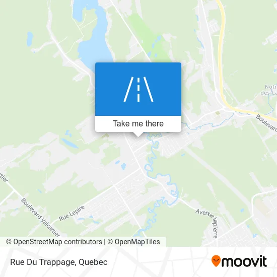 Rue Du Trappage map