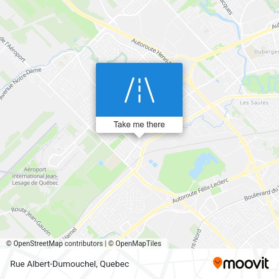 Rue Albert-Dumouchel map