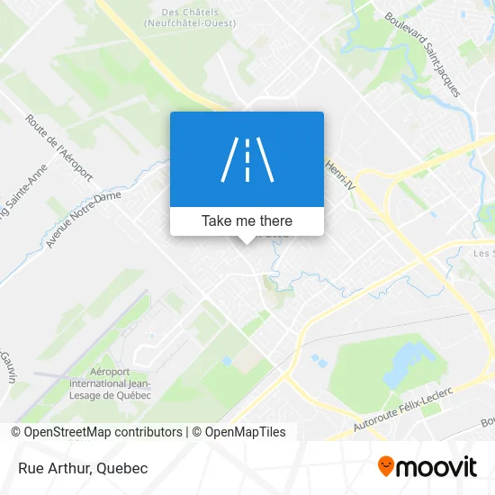 Rue Arthur map