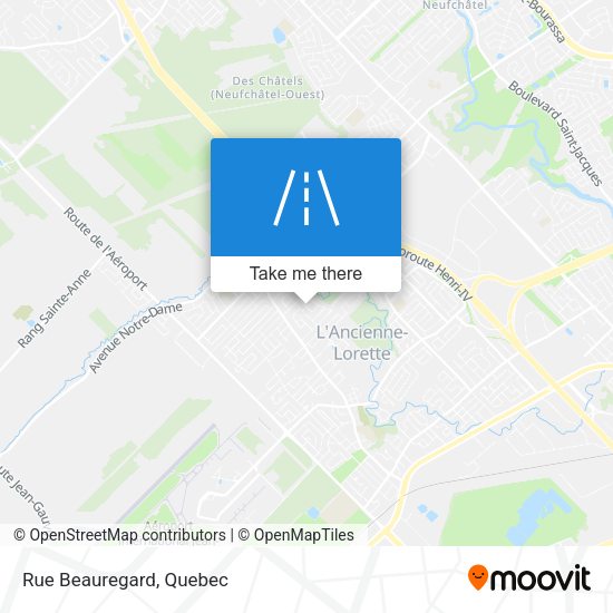 Rue Beauregard map