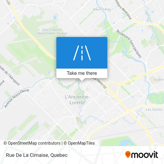 Rue De La Cimaise map
