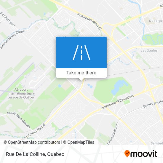 Rue De La Colline map