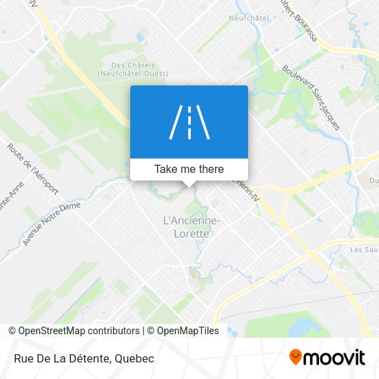 Rue De La Détente map