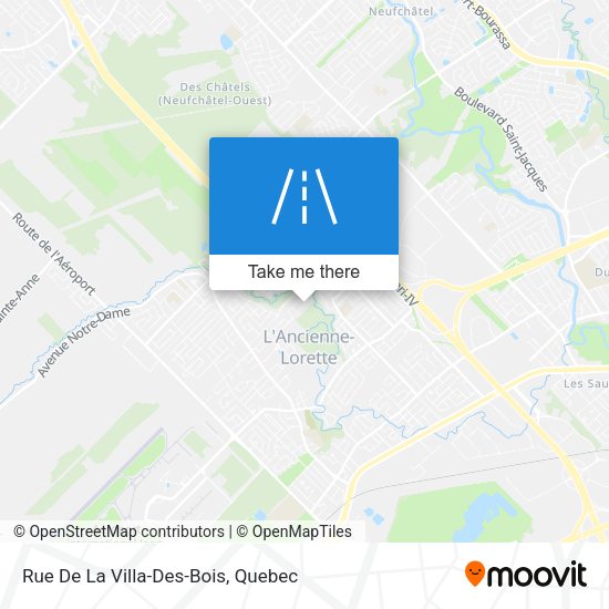 Rue De La Villa-Des-Bois map