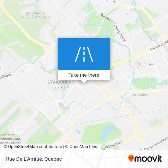 Rue De L'Amitié map