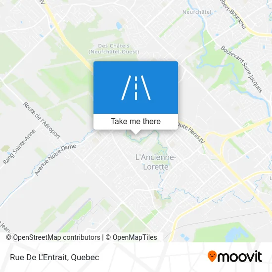 Rue De L'Entrait map