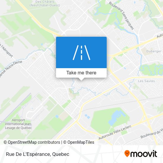 Rue De L'Espérance map