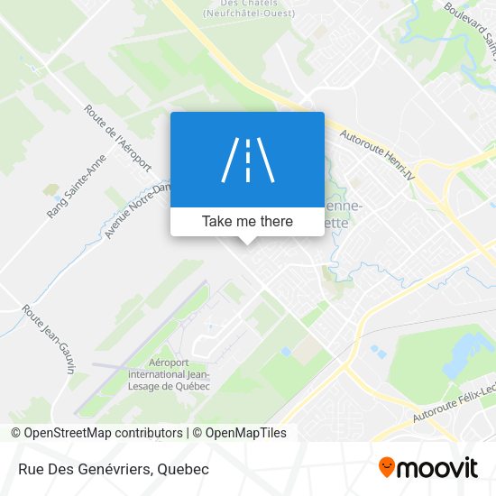Rue Des Genévriers map