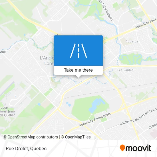 Rue Drolet map