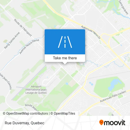 Rue Duvernay map