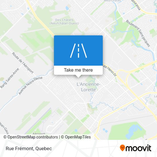 Rue Frémont map