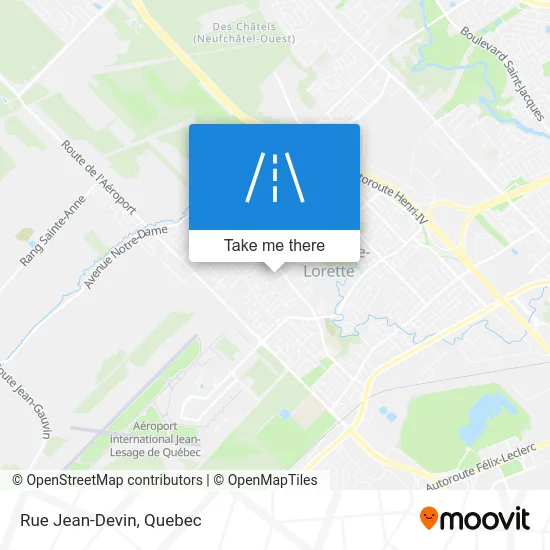 Rue Jean-Devin map
