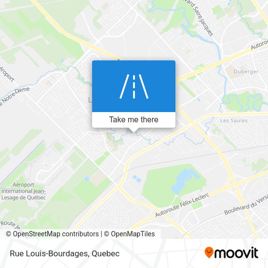 Rue Louis-Bourdages map
