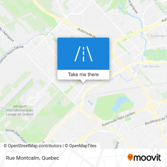 Rue Montcalm map