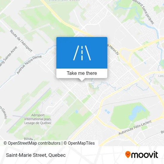 Rue Sainte-Marie map