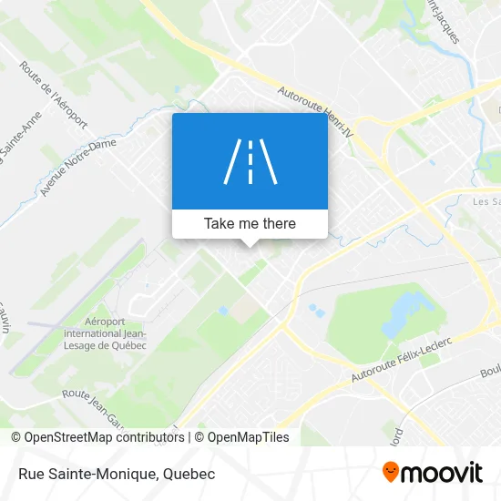 Rue Sainte-Monique map