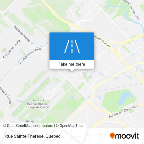 Rue Sainte-Thérèse map