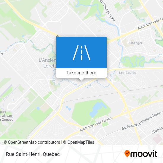 Rue Saint-Henri map