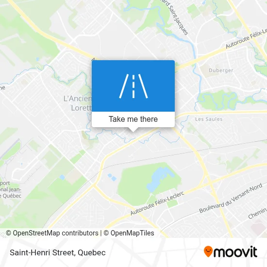 Rue Saint-Henri map