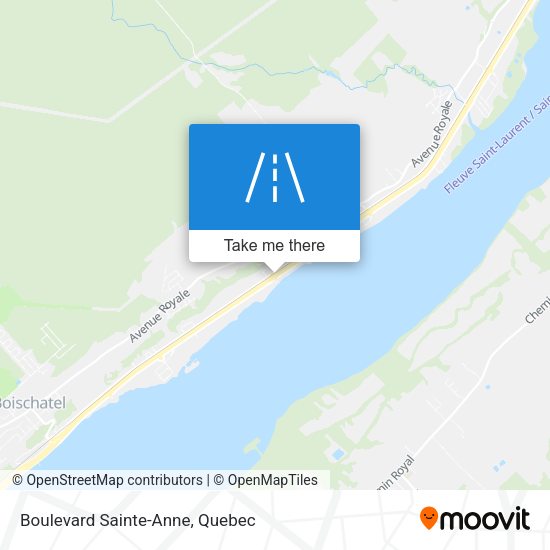 Boulevard Sainte-Anne map