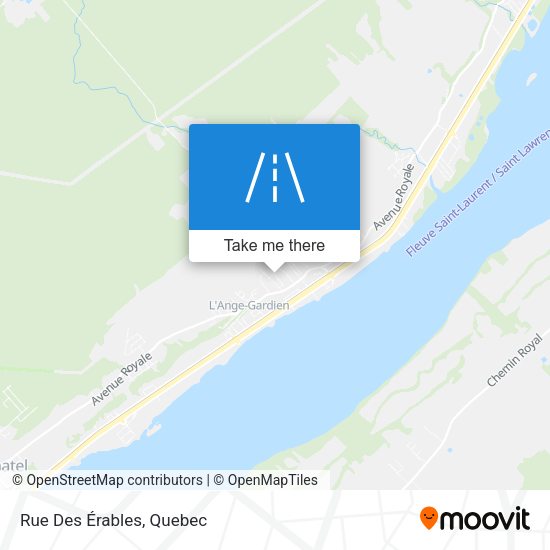 Rue Des Érables map
