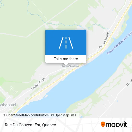 Rue Du Couvent Est map