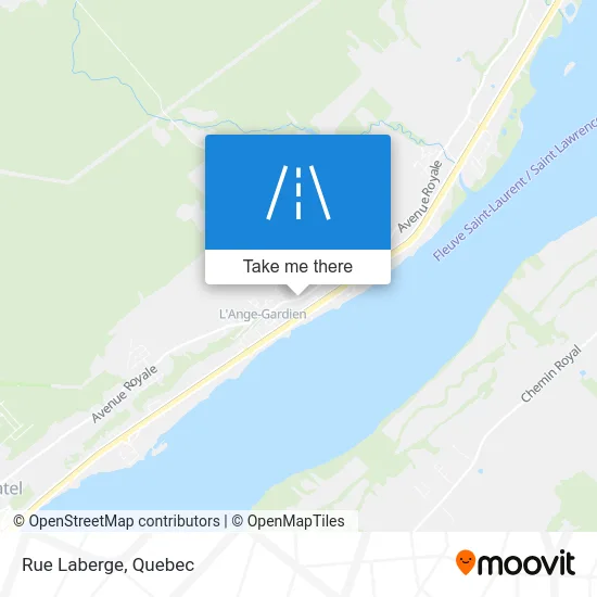 Rue Laberge map