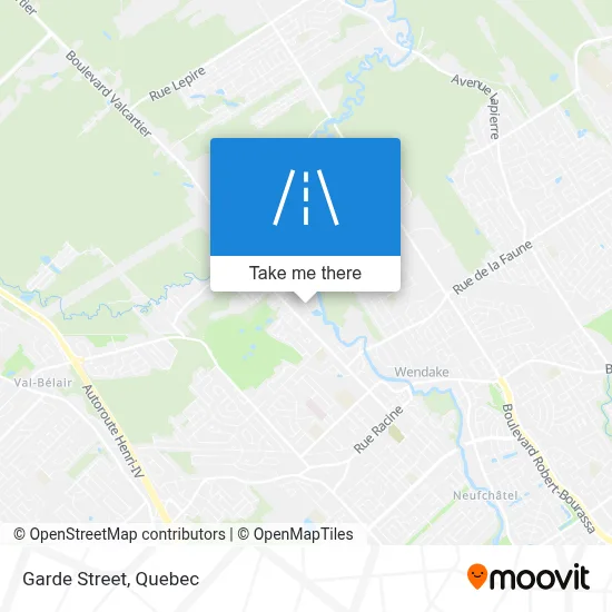 Rue De La Garde map