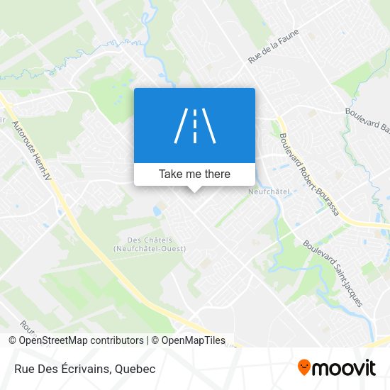 Rue Des Écrivains map