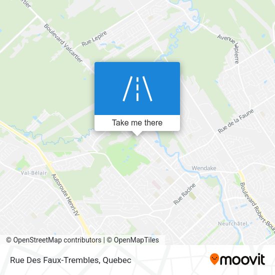 Rue Des Faux-Trembles map