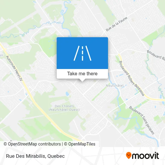 Rue Des Mirabilis map