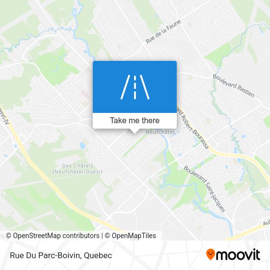 Rue Du Parc-Boivin map