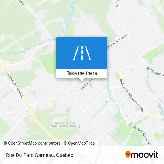 Rue Du Parc-Garneau map