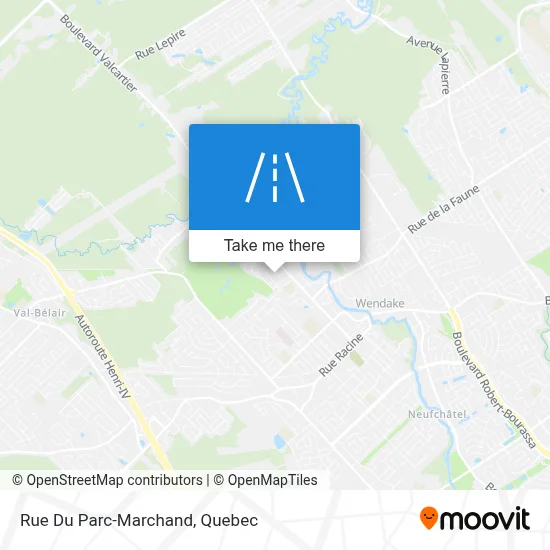 Rue Du Parc-Marchand map