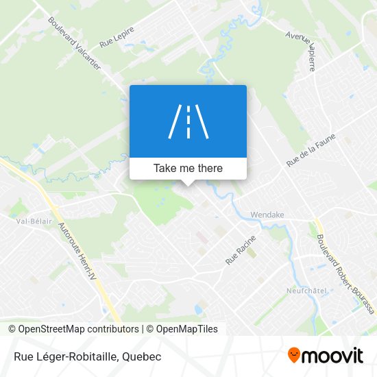 Rue Léger-Robitaille map