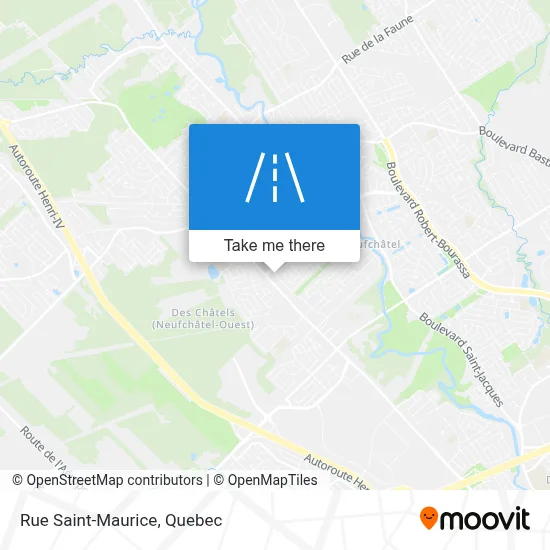 Rue Saint-Maurice map